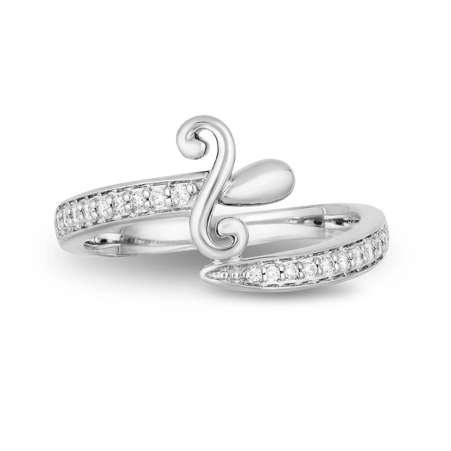 Enchanted Disney Fine Jewelry Sterling Silver 1/8 CTTW Snow White Evil Queen Ring - Image 3