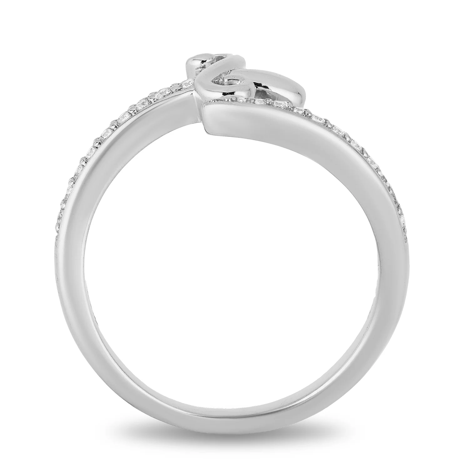Enchanted Disney Fine Jewelry Sterling Silver 1/8 CTTW Snow White Evil Queen Ring - Image 4