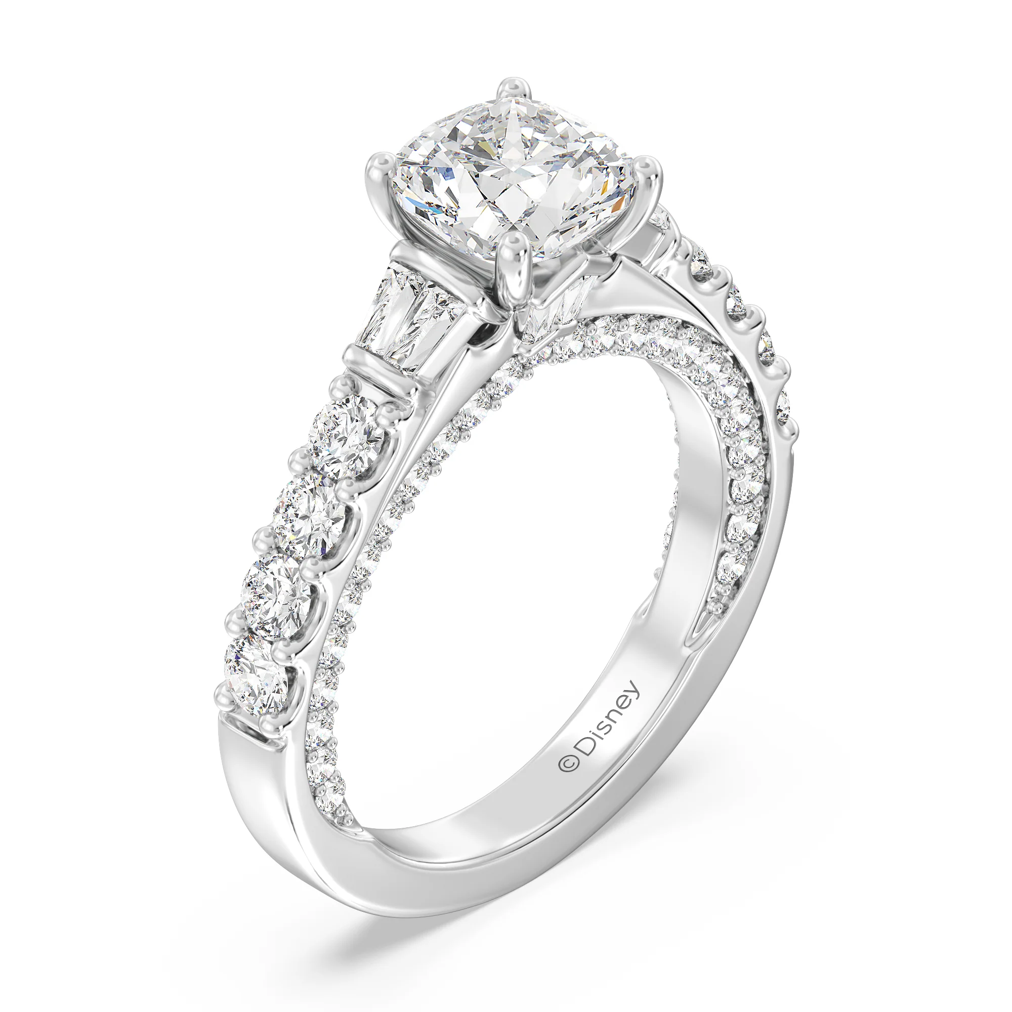 Enchanted Star Lab Grown Diamond 14k Gold Aurora Engagement Ring - Image 7