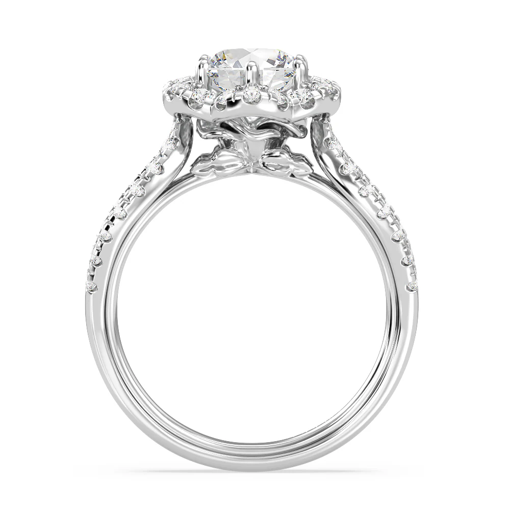 Enchanted Star Lab Grown Diamond 14K Gold Belle Engagement Ring - Image 9