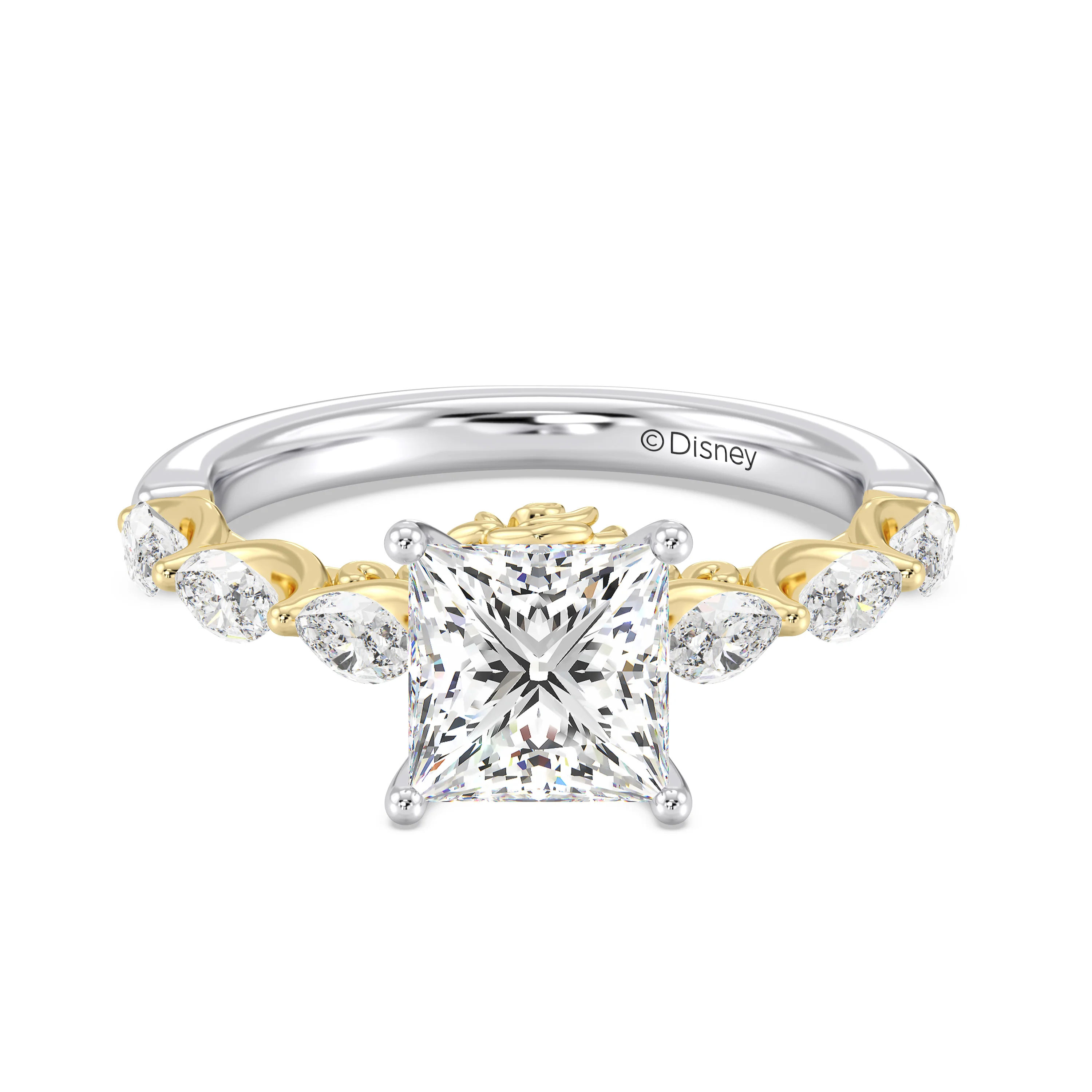 Enchanted Star Lab Grown Diamond 14K Gold Belle Rose Engagement Ring - Image 20
