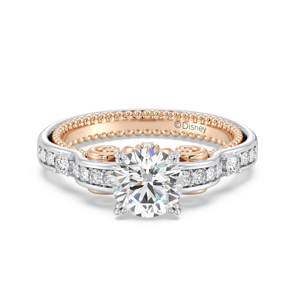 Enchanted Star Lab Grown Diamond 14K Gold Cinderella Carriage Engagement Ring - Image 2