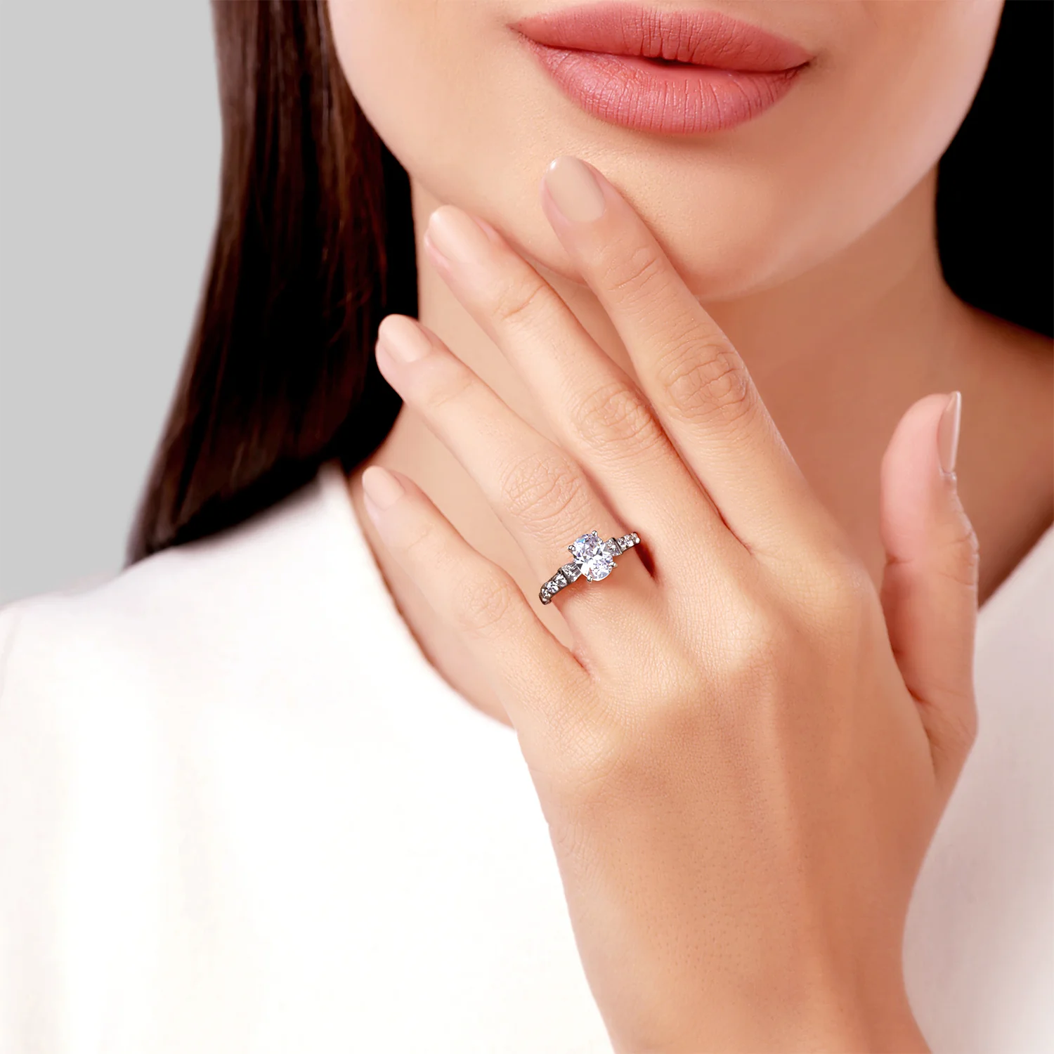 Enchanted Star Lab Grown Diamond 14K Gold Evil Queen Engagement Ring - Image 13