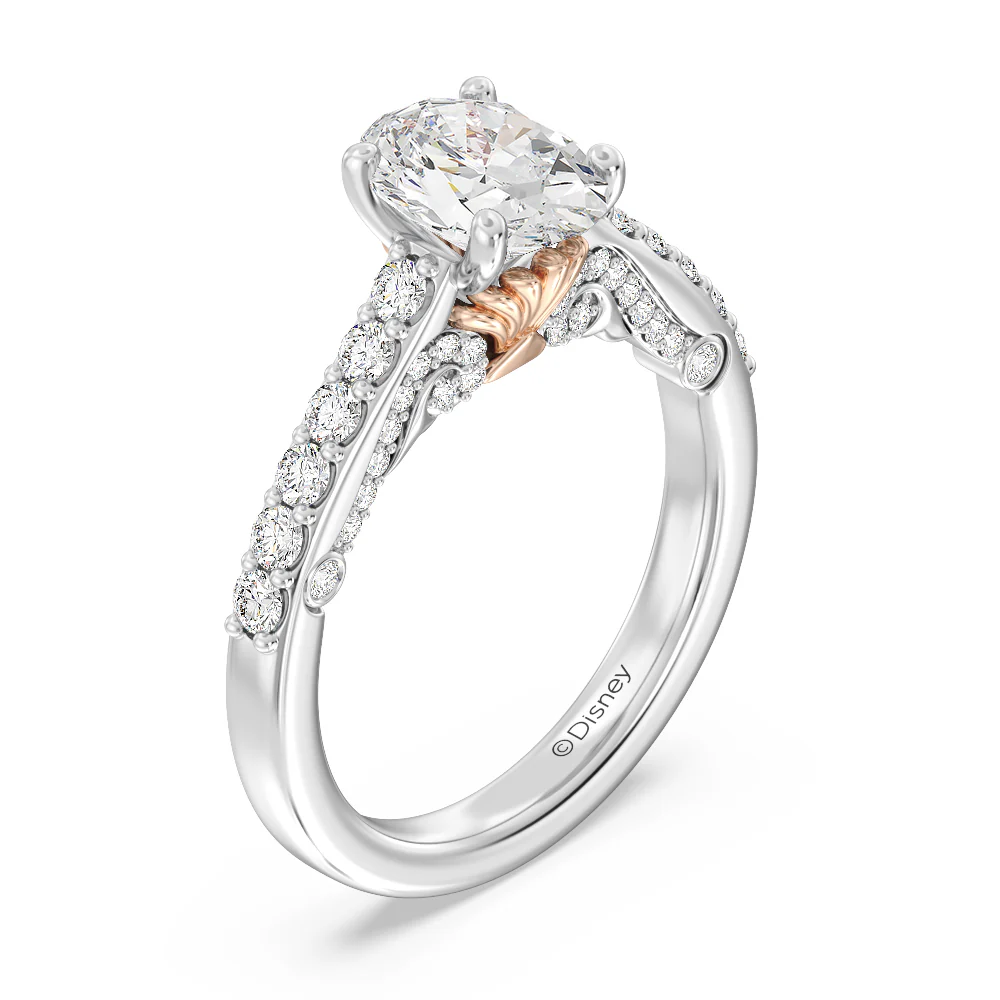 Enchanted Star Lab Grown Diamond 14K Gold Ariel Filigree Engagement Ring - Image 7