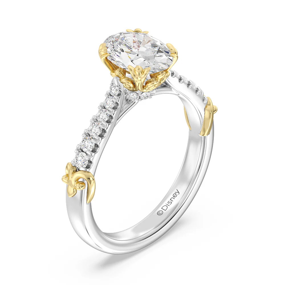 Enchanted Star Lab Grown Diamond 14K Gold Aurora Engagement Ring - Image 10