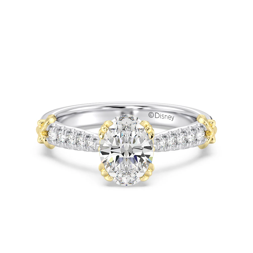 Enchanted Star Lab Grown Diamond 14K Gold Aurora Engagement Ring - Image 11