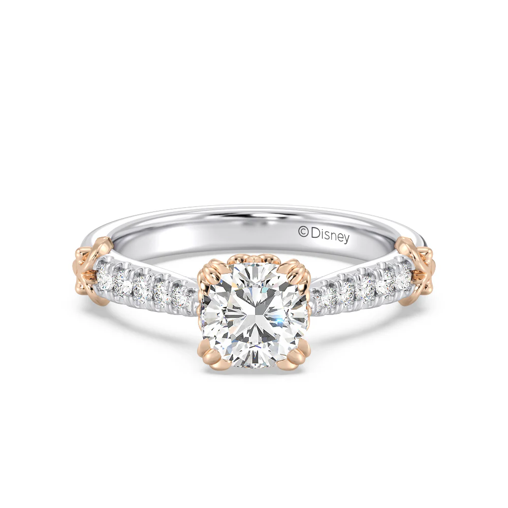 Enchanted Star Lab Grown Diamond 14K Gold Aurora Engagement Ring - Image 14