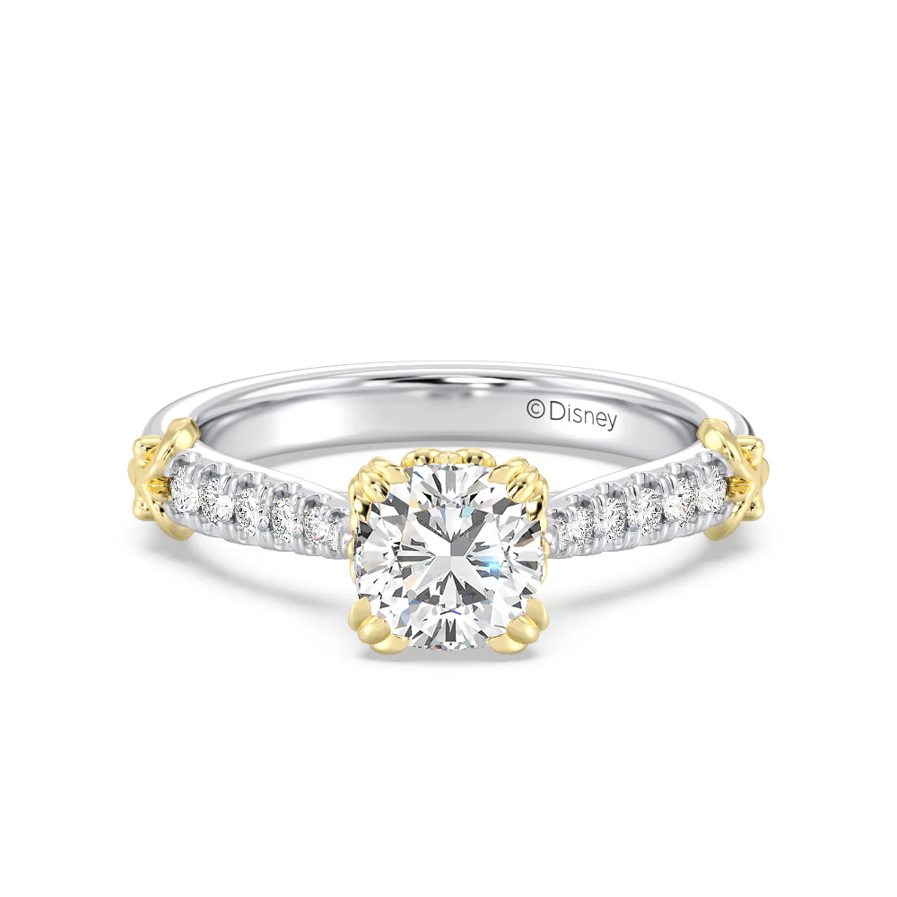 Enchanted Star Lab Grown Diamond 14K Gold Aurora Engagement Ring - Image 17
