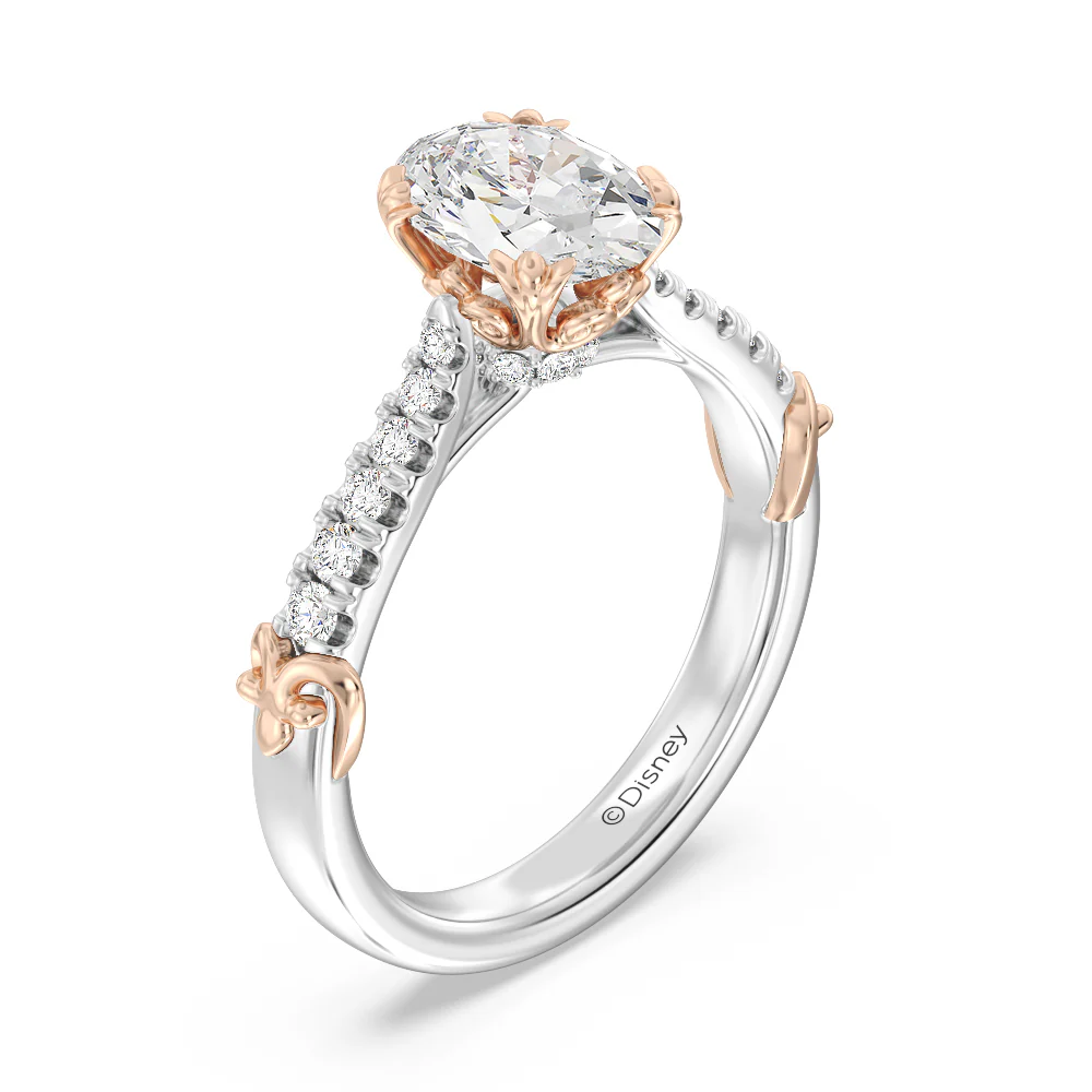 Enchanted Star Lab Grown Diamond 14K Gold Aurora Engagement Ring - Image 7