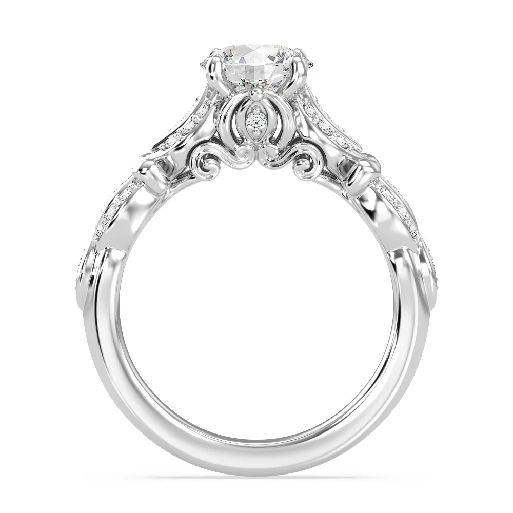 Enchanted Star Lab Grown Diamond Cinderella Carriage Engagement Ring - Image 3