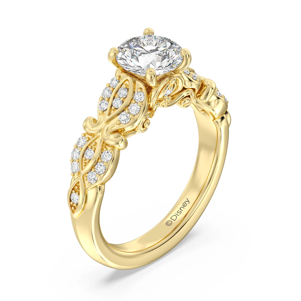 Enchanted Star Lab Grown Diamond Cinderella Carriage Engagement Ring - Image 4