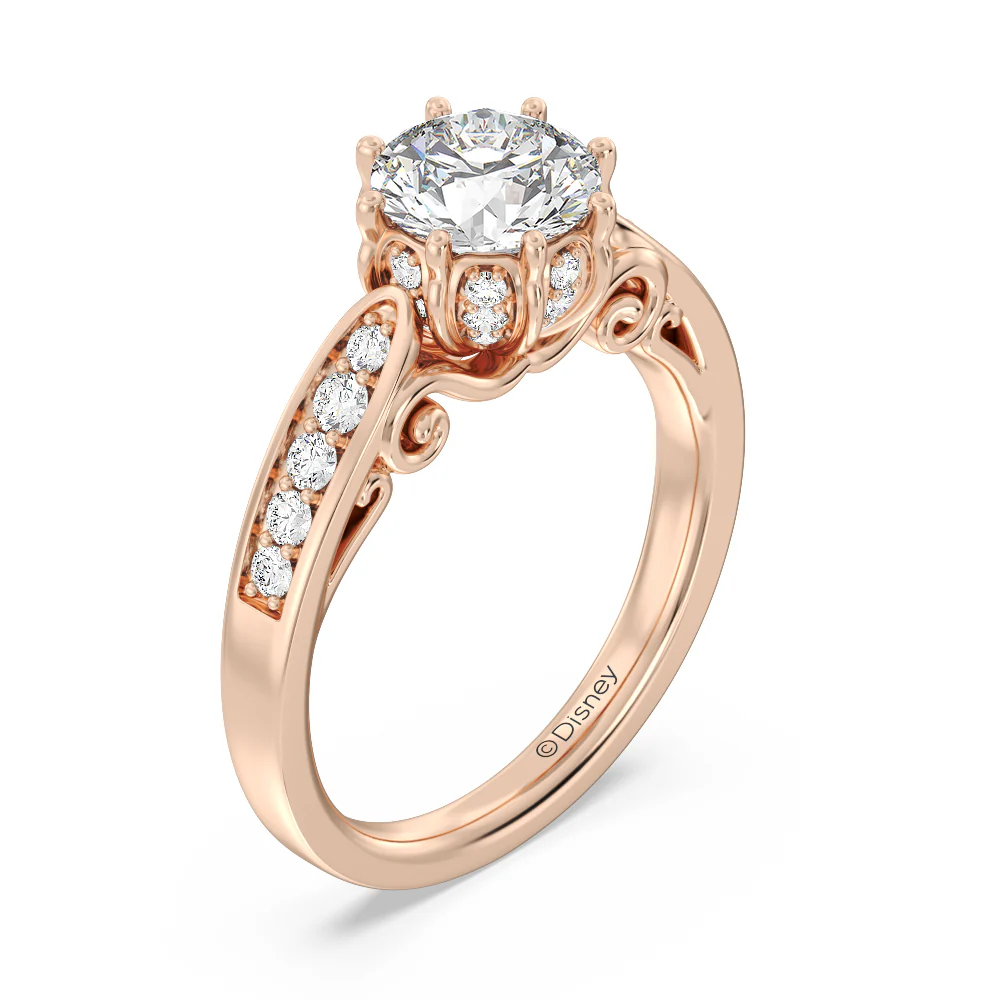 Enchanted Star Lab Grown Diamond Cinderella Engagement Ring - Image 4