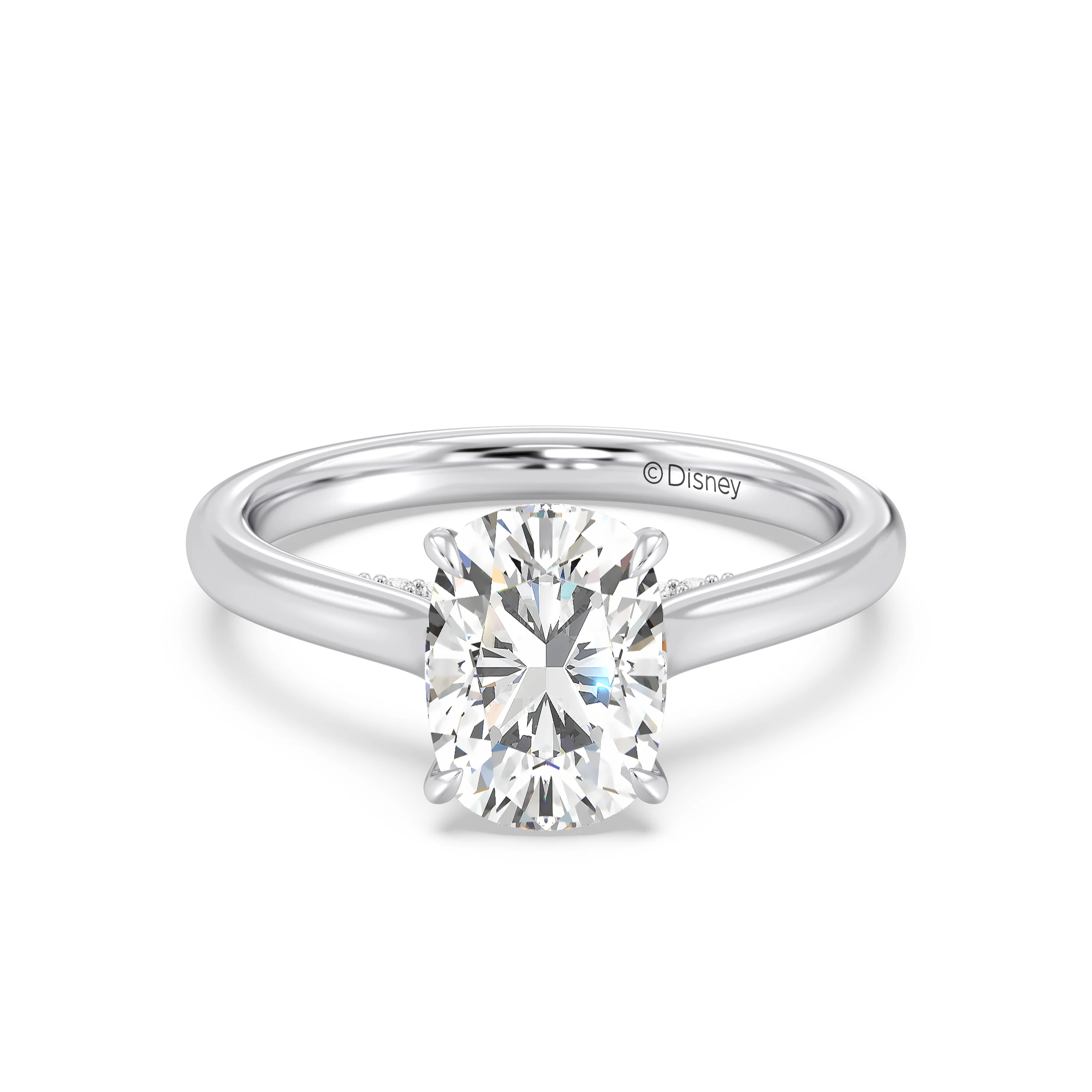 Enchanted Star Lab Grown Diamond With 14K Gold, Disney’s Ariel Solitaire Engagement Ring - Image 5