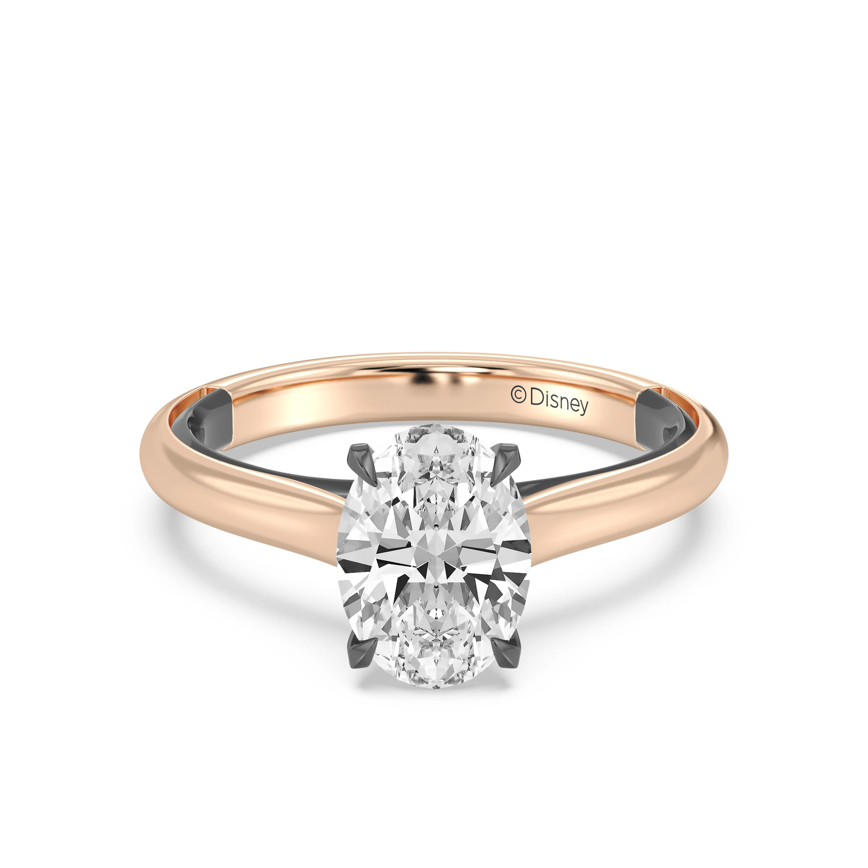 Enchanted Star Lab Grown Diamond With 14K Gold, Disney’s Maleficent Solitaire Engagement Ring - Image 2