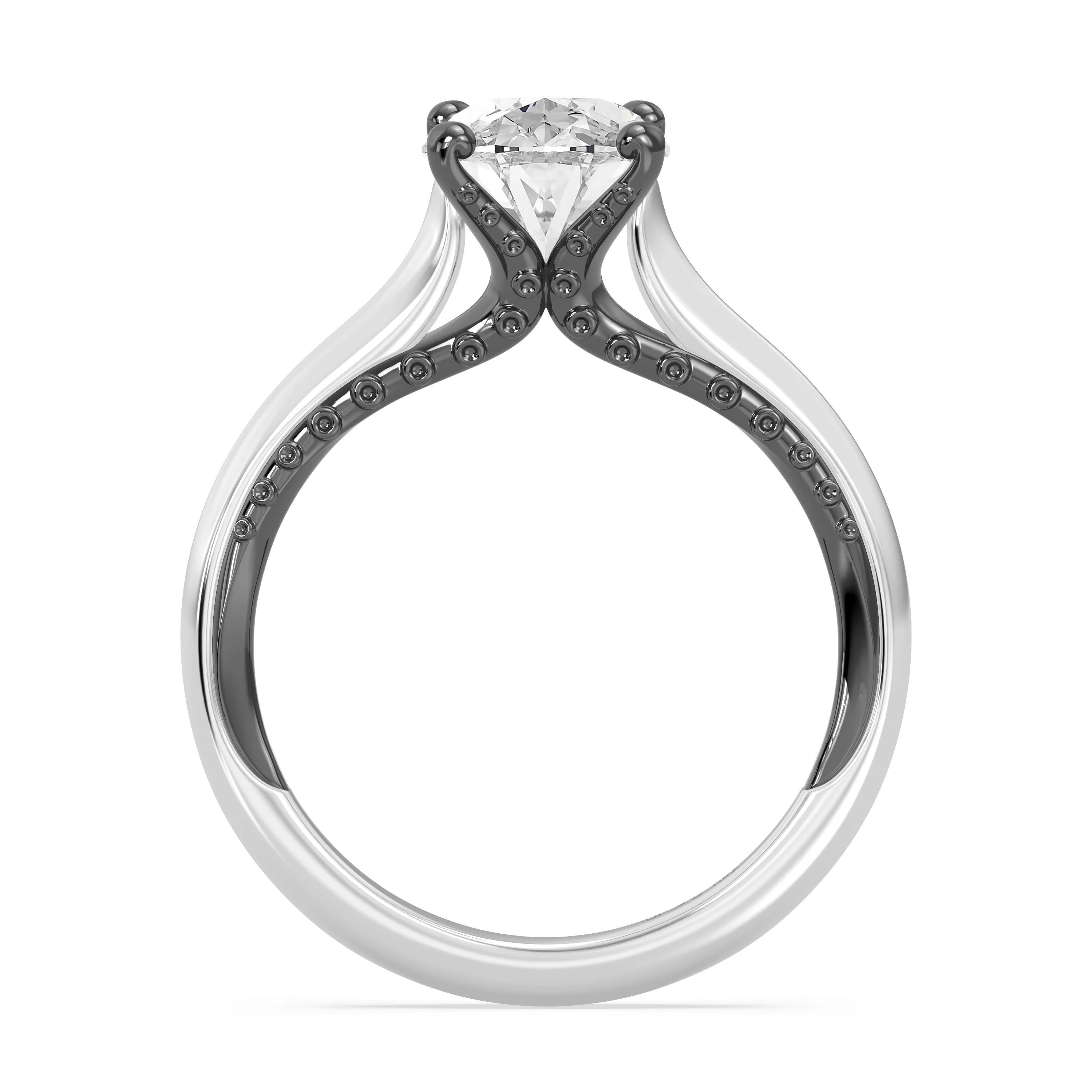 Enchanted Star Lab Grown Diamond with 14K Gold, Disney’s Ursula Solitaire Engagement Ring - Image 9