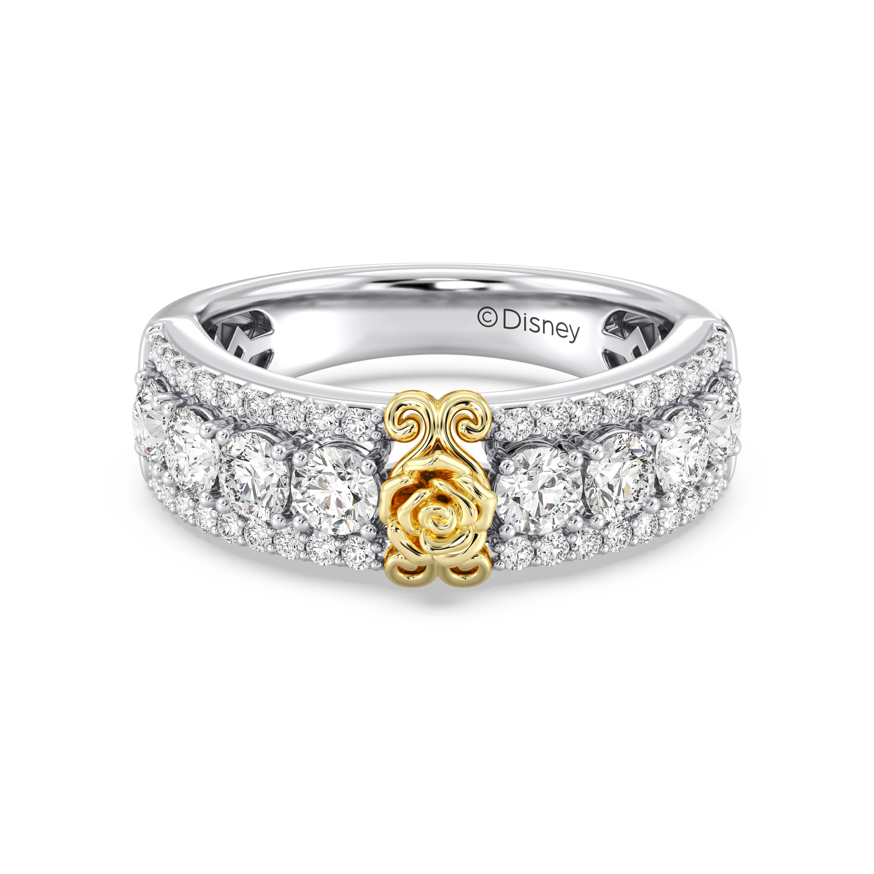 Enchanted Star Lab Grown Diamonds Belle Rose Anniversary Band - Image 5