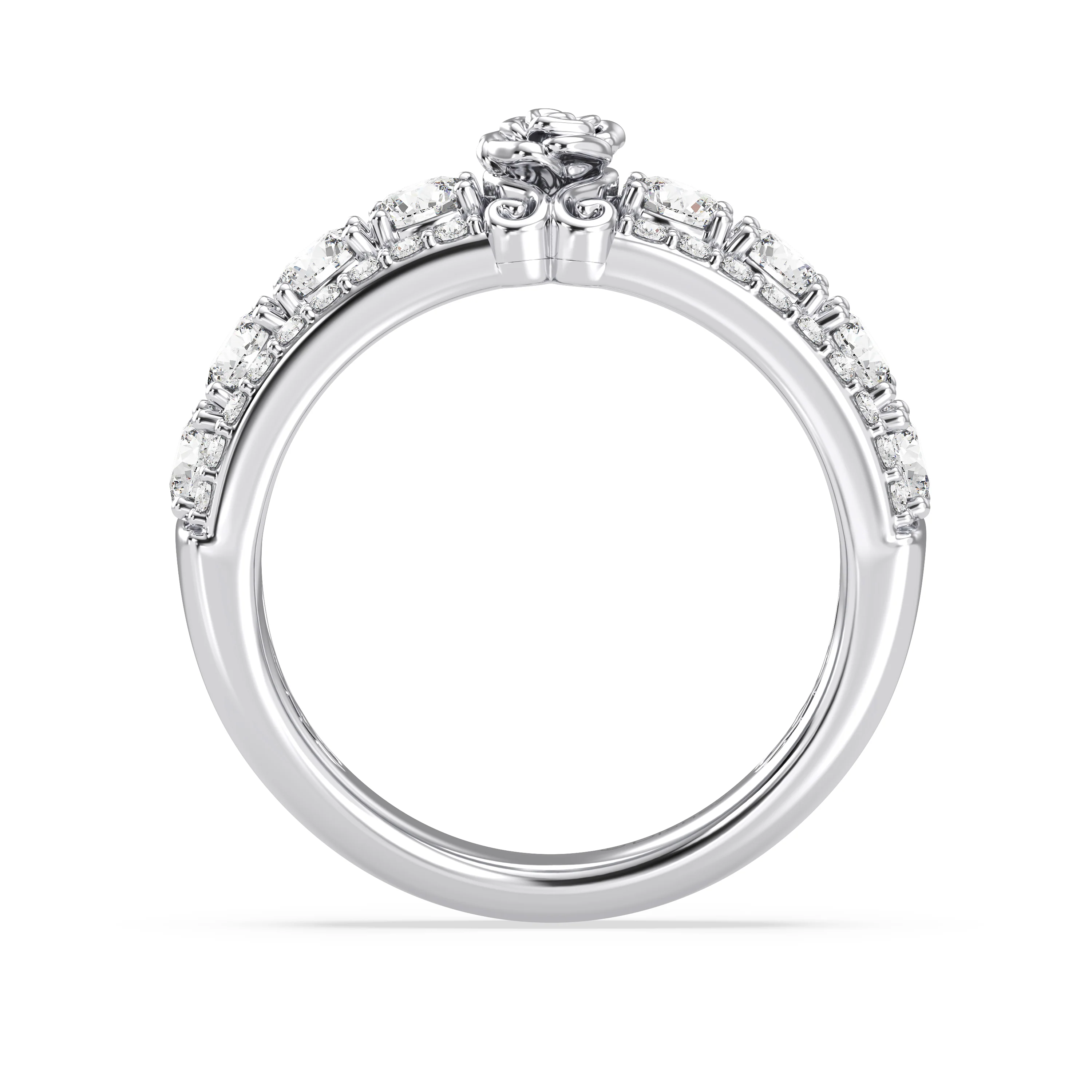 Enchanted Star Lab Grown Diamonds Belle Rose Anniversary Band - Image 9