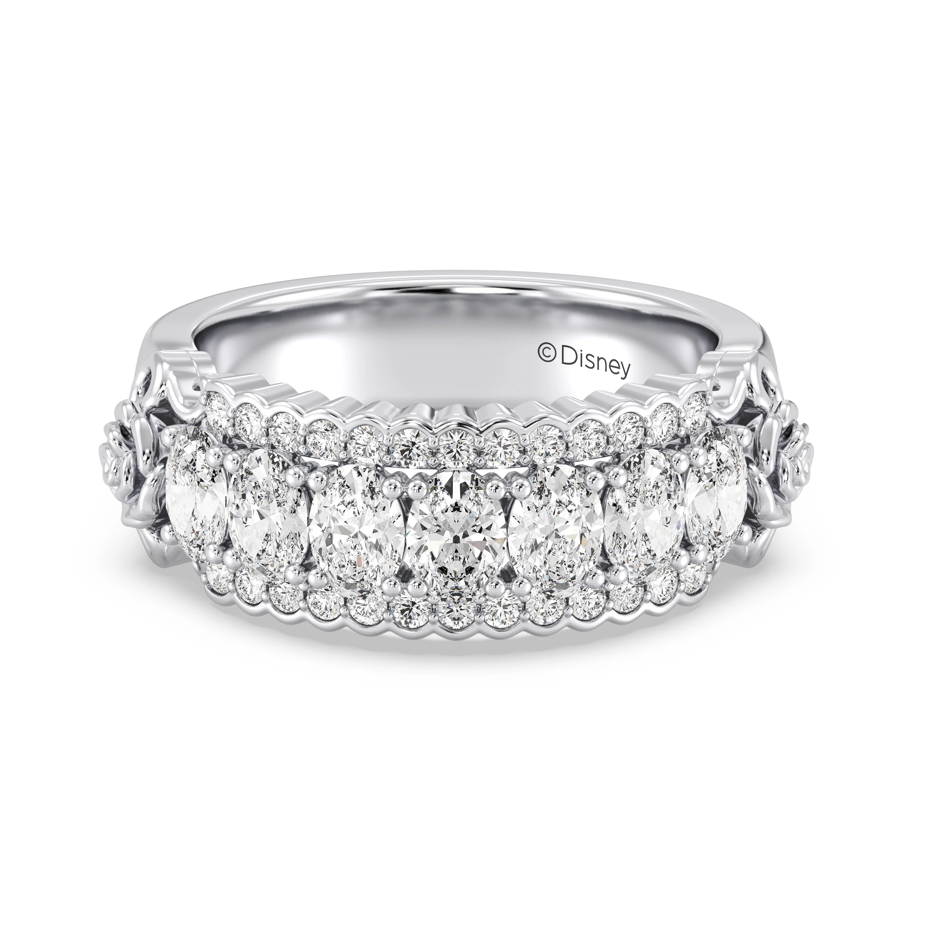 Enchanted Star Lab Grown Diamonds Belle Rose Anniversary Band - Image 8