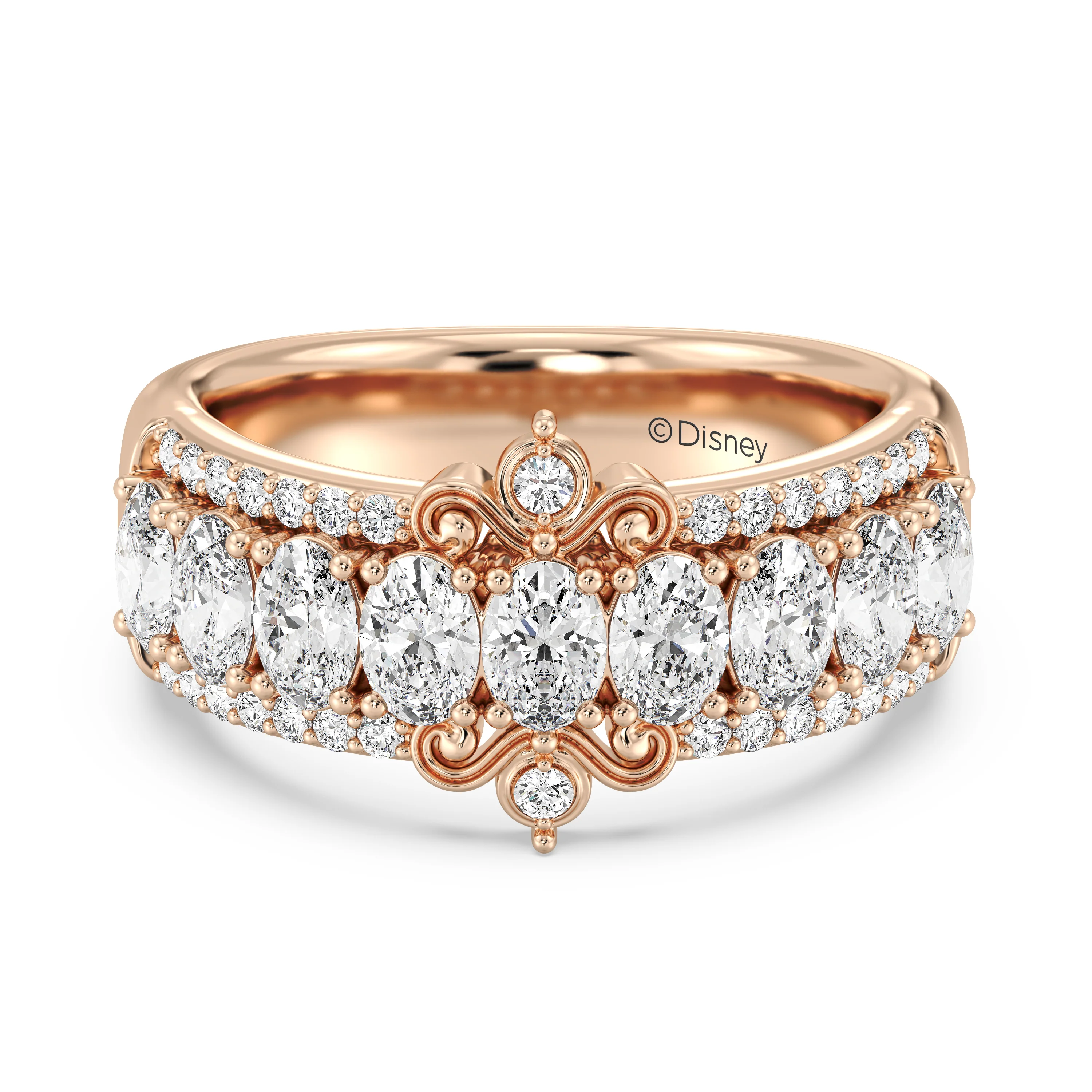 Enchanted Star Lab Grown Diamonds Cinderella Anniversary Band - Image 8