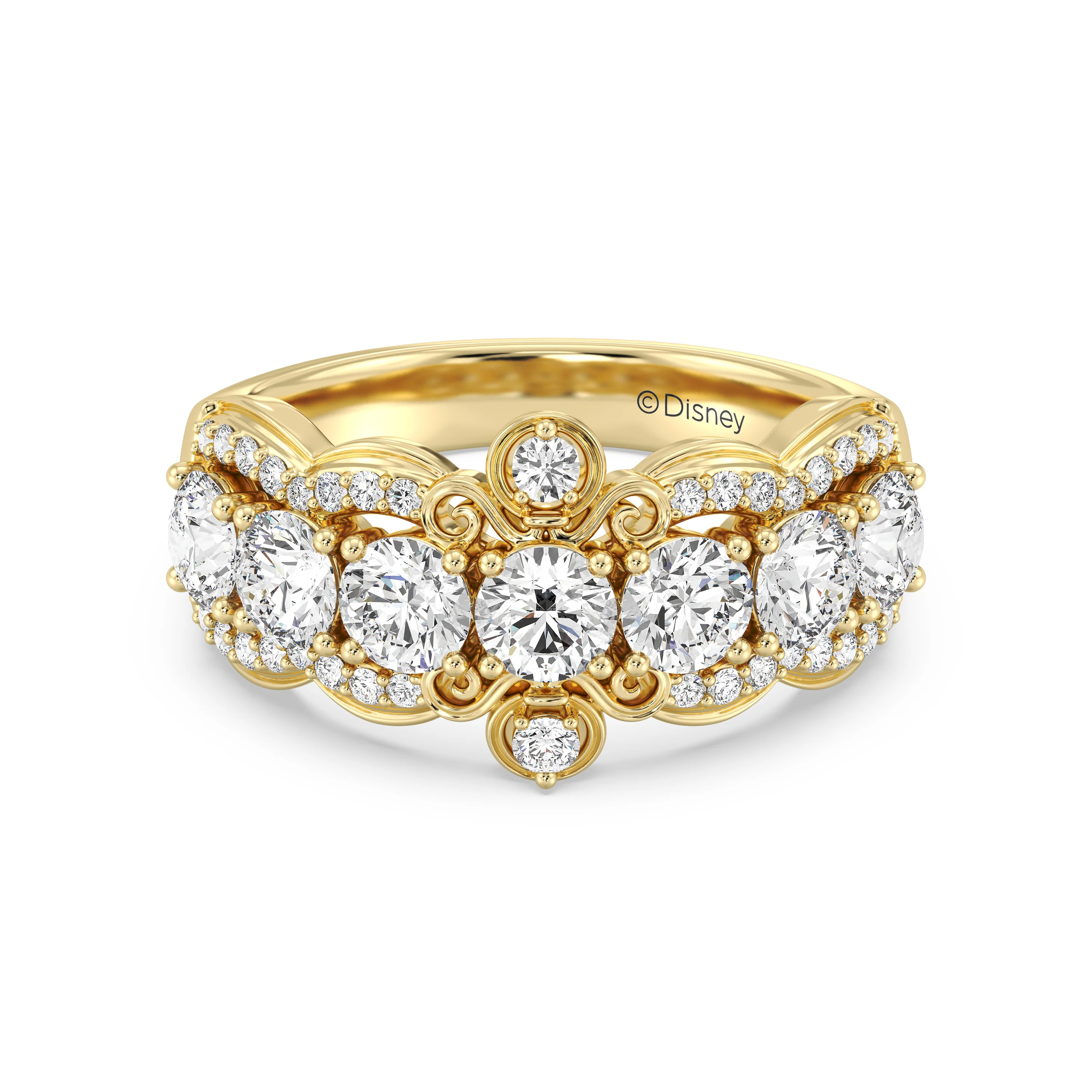 Enchanted Star Lab Grown Diamonds Cinderella Anniversary Band - Image 2